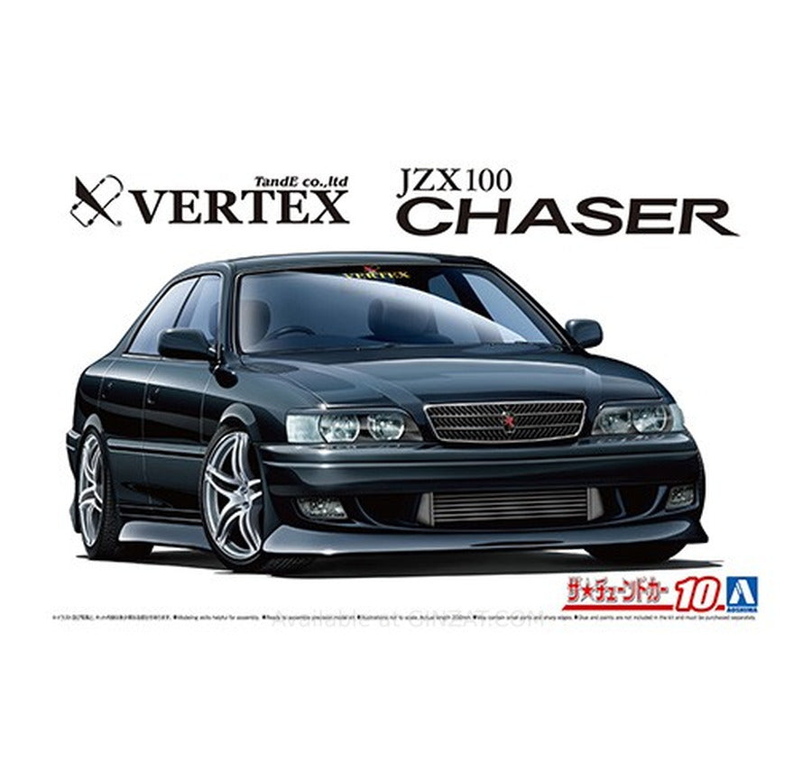 Aoshima Toyota VERTEX JZX100 Chaser Tourer V '98 Plastic Model Kit