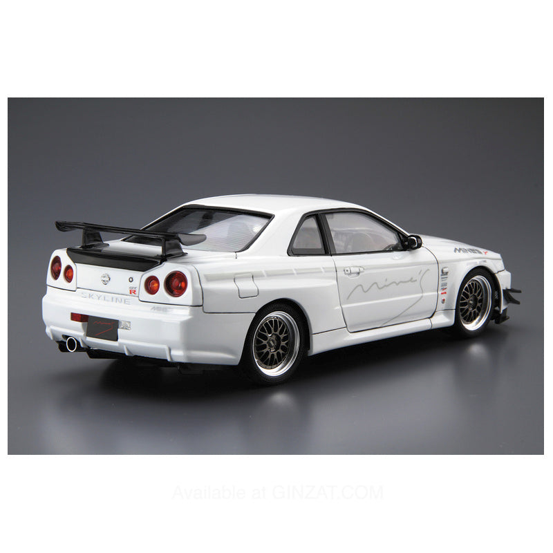 Aoshima 1/24 Mine's BNR34 SKYLINE GT-R '02 (NISSAN) Plastic Model Kit