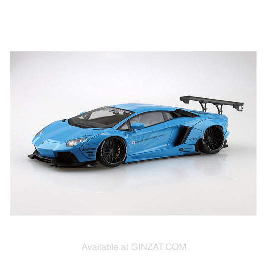 LB-WORKS Lamborghini Aventador Ver.1, Aoshima 1/24 Plastic Model Kit