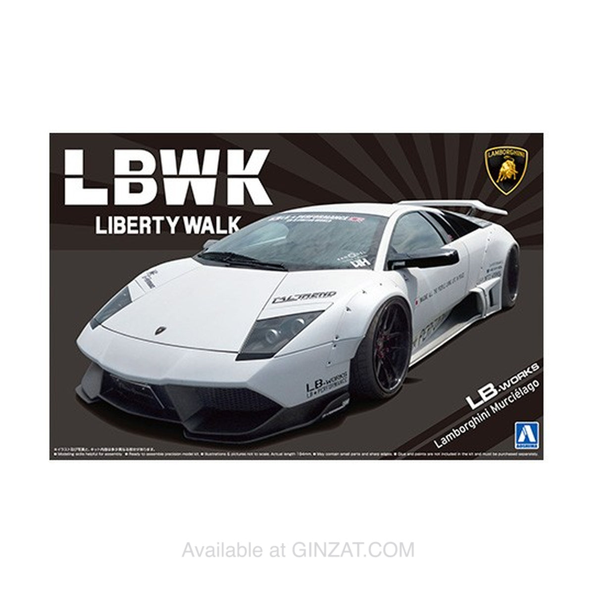 LB?WORKS Lamborghini Murcielago LIMITED 20 Ver.1, Aoshima 1/24 Plastic Model Kit