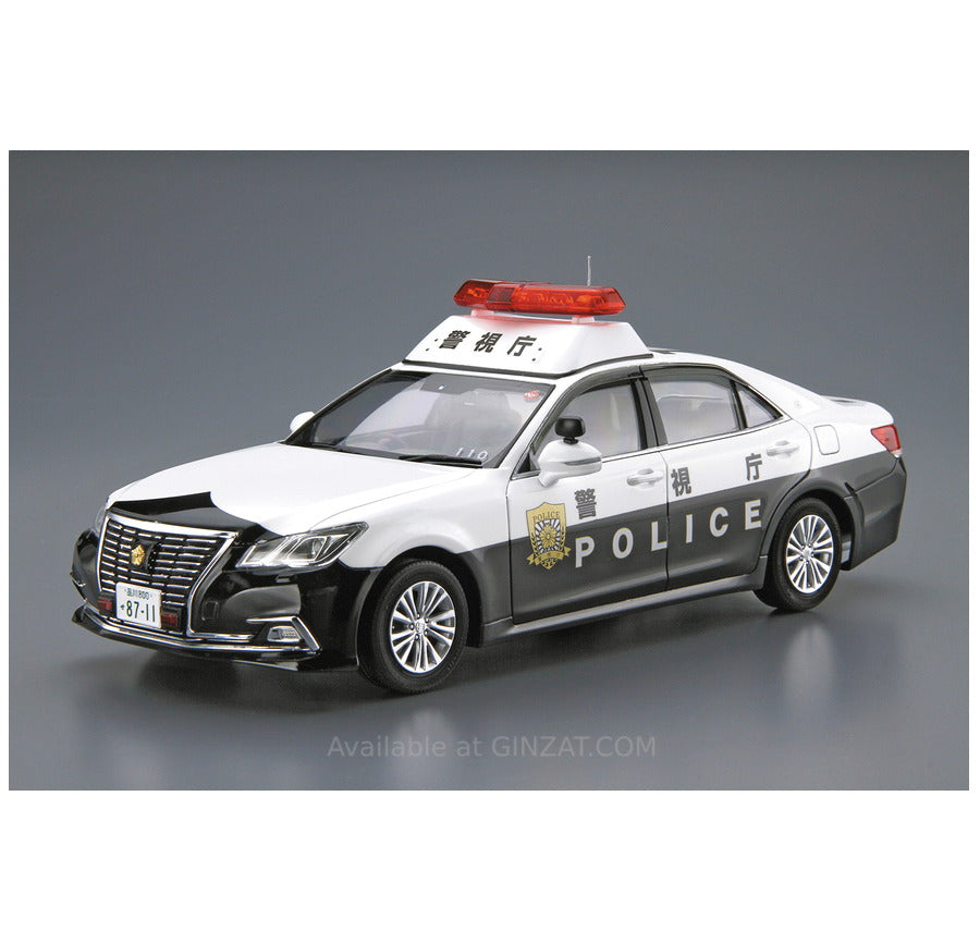 Aoshima 1/24 TOYOTA GRS210 CROWN PATROL CAR FOR PATROL '16 Plastic Model Kit