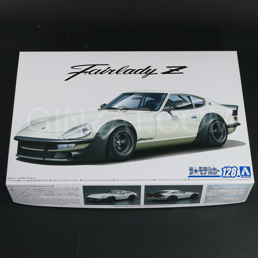 Aoshima 1/24 NISSAN S30 FairladyZ AERO CUSTOM Ver.2 '75 Plastic Model Kit