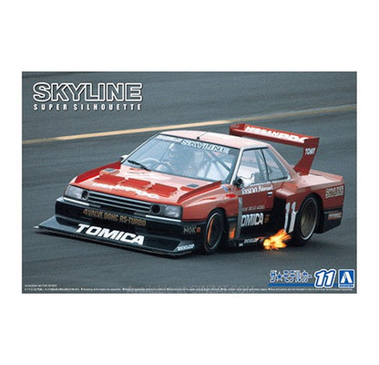 Aoshima 1/24 NISSAN KDR30 SKYLINE SUPER SILHOUETTE '82 Plastic Model Kit