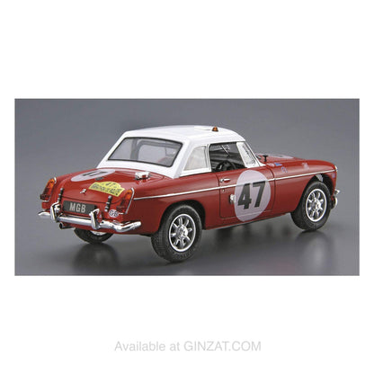 Aoshima 1/24 BLMC G/HM4 MG-B CLUB RALLY Ver. '66 Plastic Model Kit