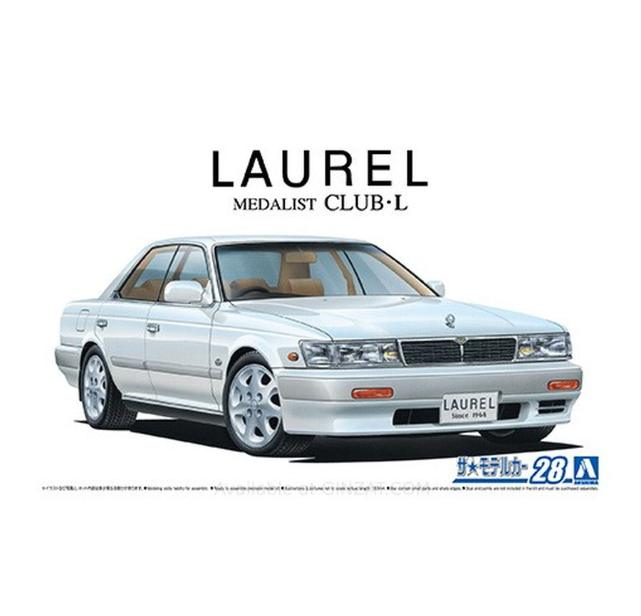 Aoshima 1/24 NISSAN HC33 LAUREL MEDALIST CLUB?L '91 Plastic Model Kit