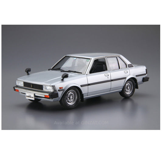 Aoshima 1/24 TOYOTA E71/70 COROLLA Sedan GT/DX '79 Plastic Model Kit