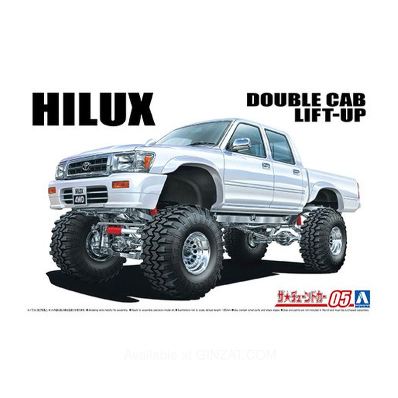 Aoshima 1/24 LN107 HILUX PICKUP DOUBLE CAB LIFT UP '94 (TOYOTA) Plastic Model Kit