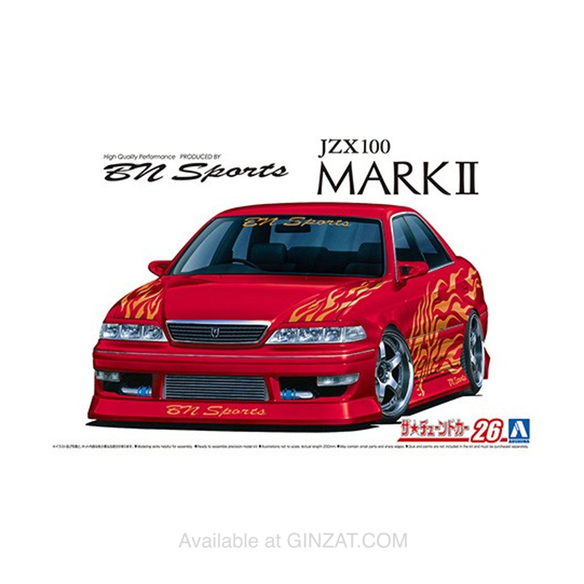 Aoshima 1/24 BN SPORTS JZX100 MARK? '98(TOYOTA) Plastic Model Kit