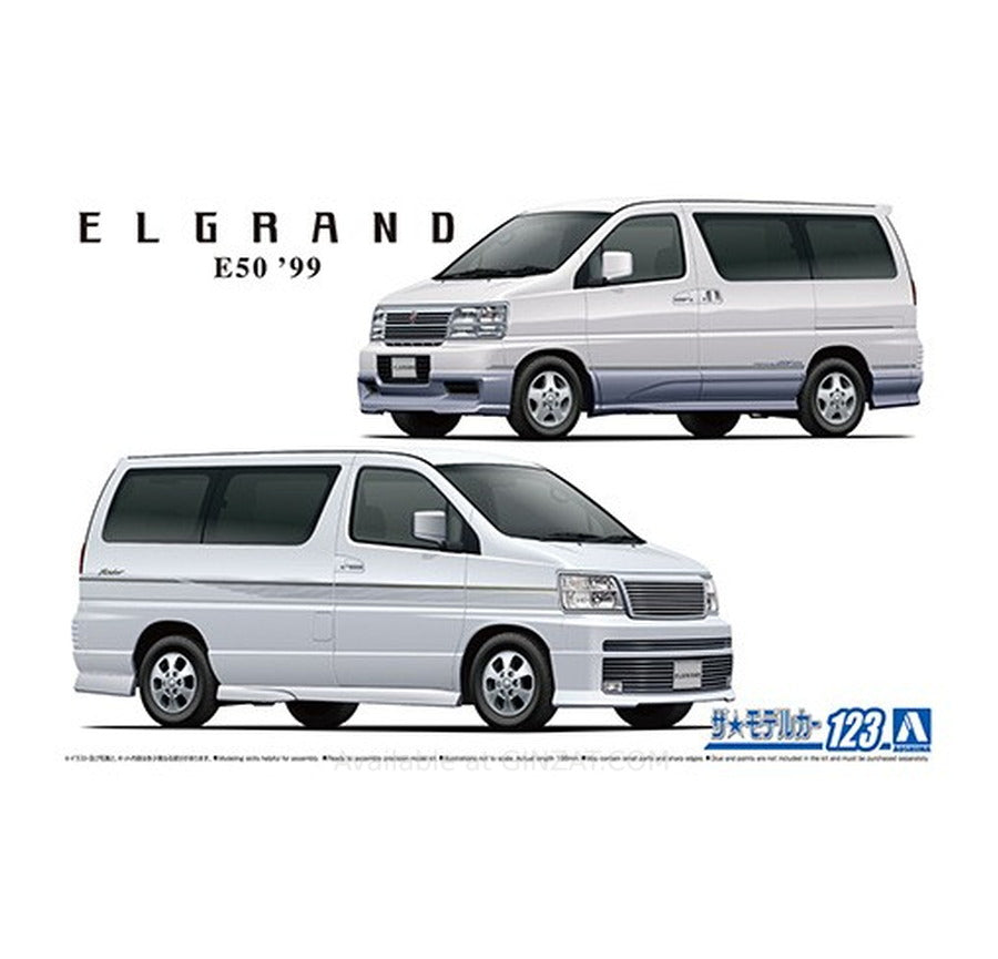 Aoshima 1/24 NISSAN E50 ELGRAND '99 Plastic Model Kit