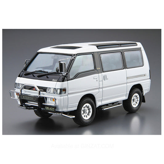 Aoshima 1/24 MITSUBISHI P35W DELICA STAR WAGON '91 Plastic Model Kit