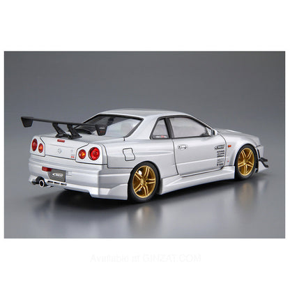 Aoshima 1/24 C-WEST BNR34 SKYLINE GT-R '02(NISSAN) Plastic Model Kit