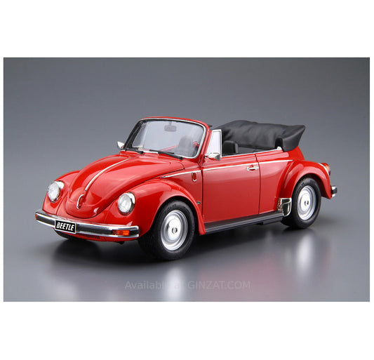 Aoshima 1/24 VOLKSWAGEN 15ADK Beetle 1303S Cabriolet '75 Plastic Model Kit