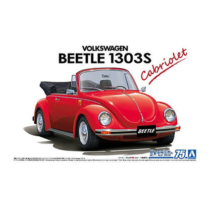 Aoshima 1/24 VOLKSWAGEN 15ADK Beetle 1303S Cabriolet '75 Plastic Model Kit