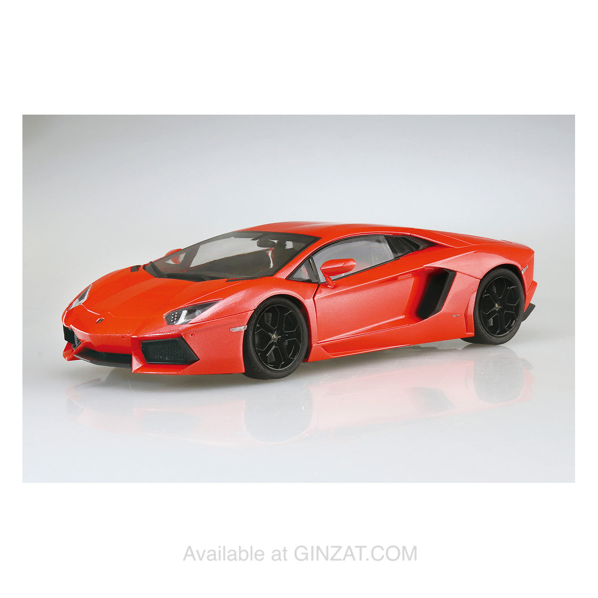 Lamborghini Aventador '11 Orange Pearl, Aoshima 1/24 Plastic Model Kit