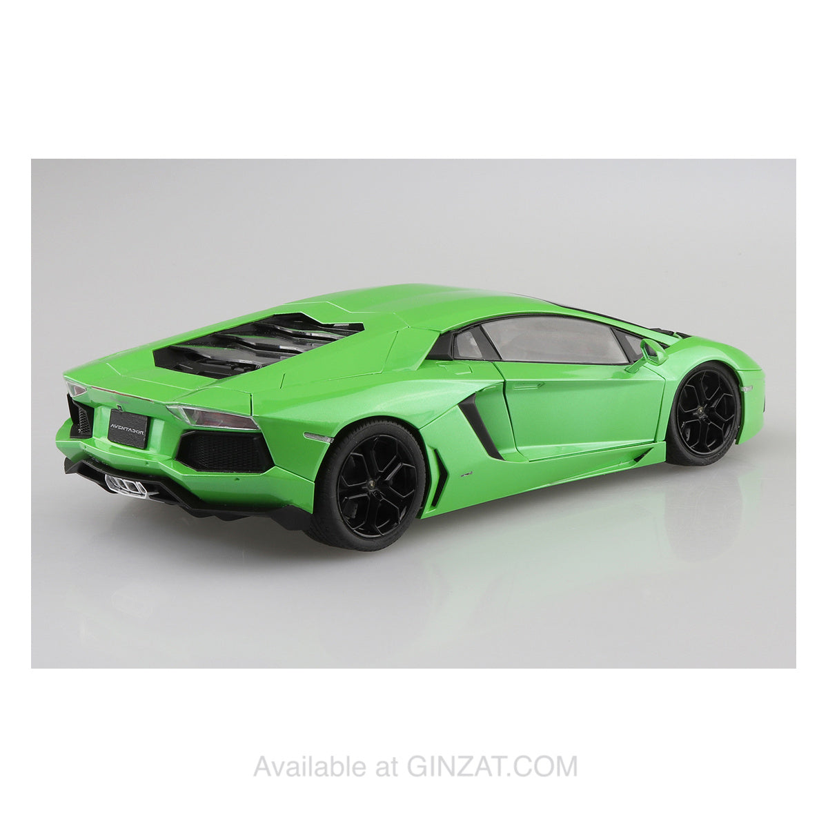 Lamborghini Aventador '11 Green, Aoshima 1/24 Plastic Model Kit