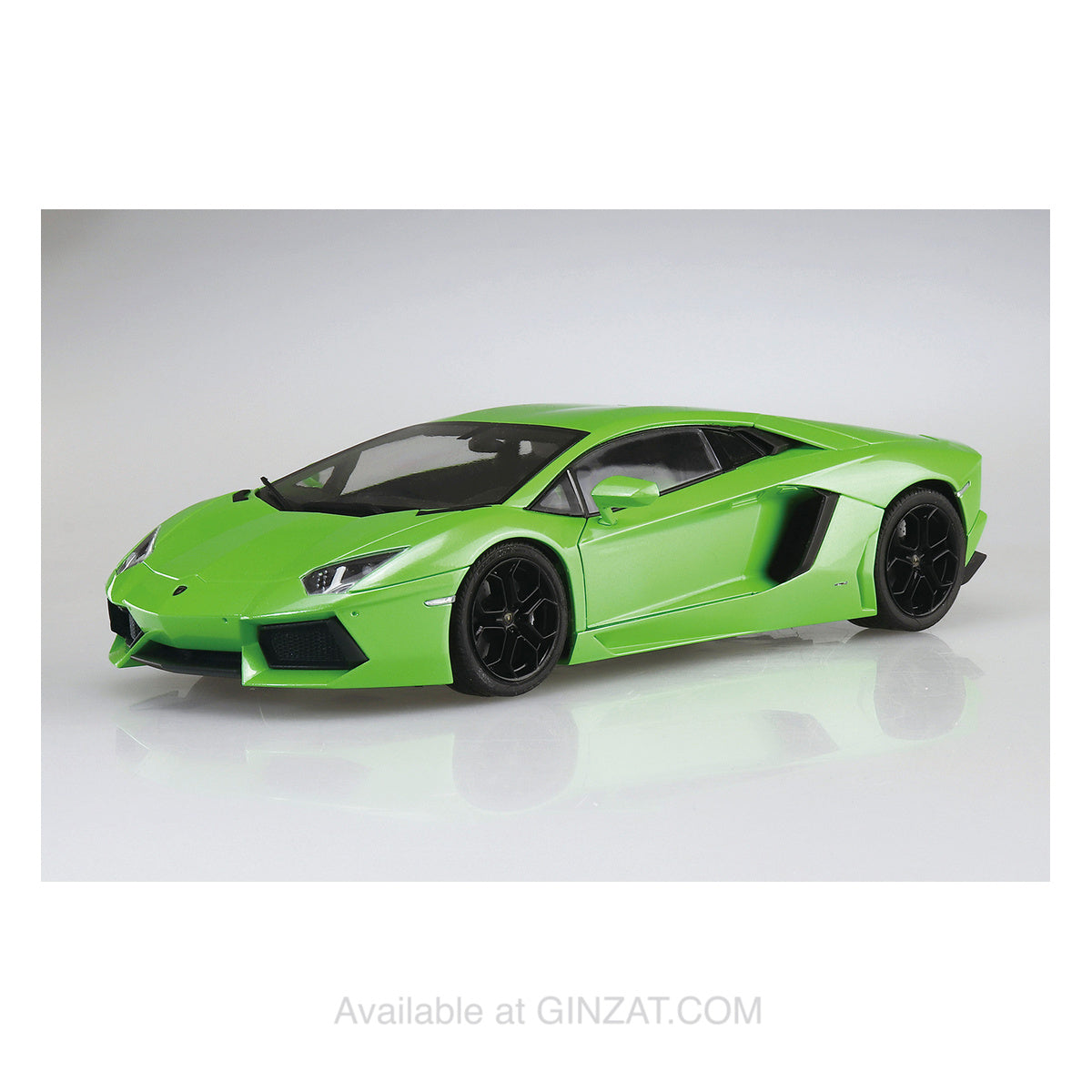 Lamborghini Aventador '11 Green, Aoshima 1/24 Plastic Model Kit