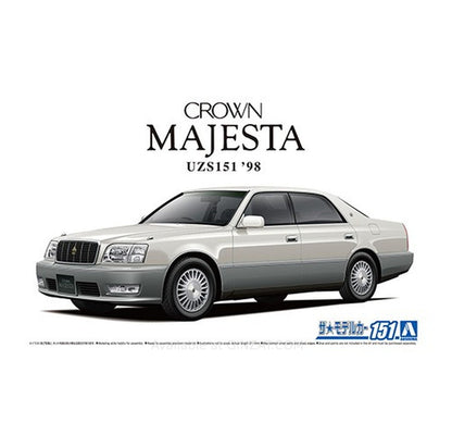 Aoshima 1/24 TOYOTA UZS151 CROWN MAJESTA C-TYPE '98 Plastic Model Kit