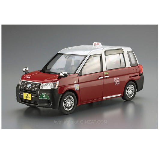 Aoshima 1/24 TOYOTA NTP10R Comfort Hybrid Taxi '18 Hong Kong Taxi Plastic Model Kit