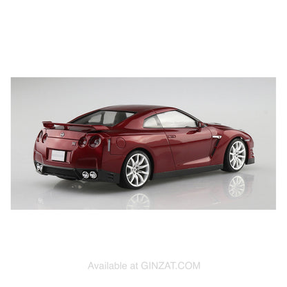 NISSAN R35 GT-R '14 Gold flake Red Pearl, Aoshima 1/24 Pre-Painted Model Kit