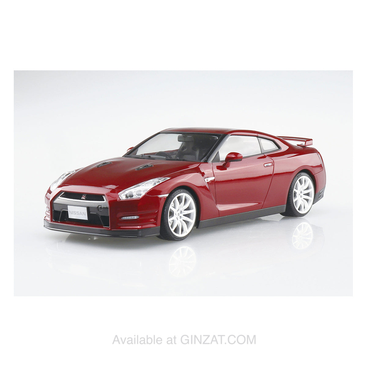 NISSAN R35 GT-R '14 Gold flake Red Pearl, Aoshima 1/24 Pre-Painted Model Kit