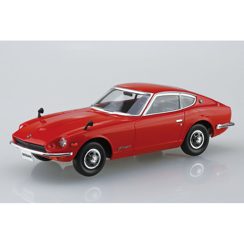 Nissan S30 Fairlady Z (Red), The Snap Kit, Aoshima Plastic Model Car (Scale 1/32)