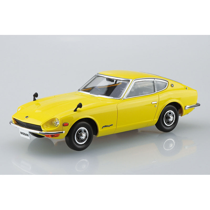 Nissan S30 Fairlady Z (Yellow), The Snap Kit, Aoshima Plastic Model Car (Scale 1/32)