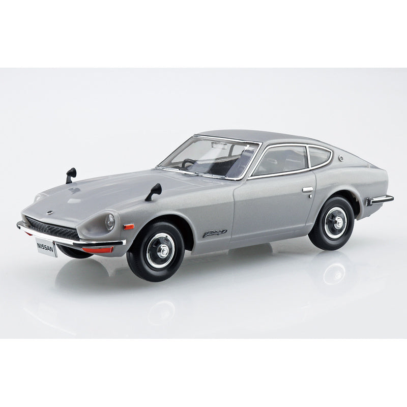 Nissan S30 Fairlady Z (Silver), The Snap Kit, Aoshima Plastic Model Car (Scale 1/32)