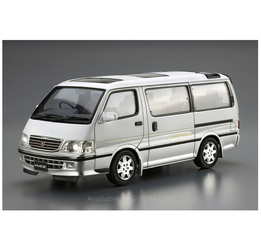 Aoshima 1/24 TOYOTA KZH100G HIACE SUPER CUSTOM G '99 Plastic Model Kit