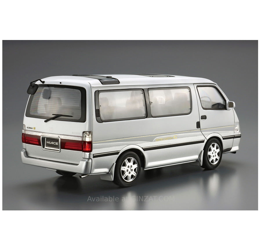 Aoshima 1/24 TOYOTA KZH100G HIACE SUPER CUSTOM G '99 Plastic Model Kit