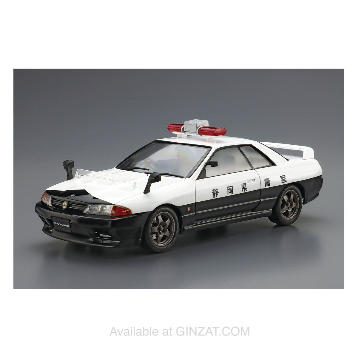 NISSAN BNR32 SKYLINE GT-R Patrol Car '91, Aoshima 1/24 Plastic Model Kit