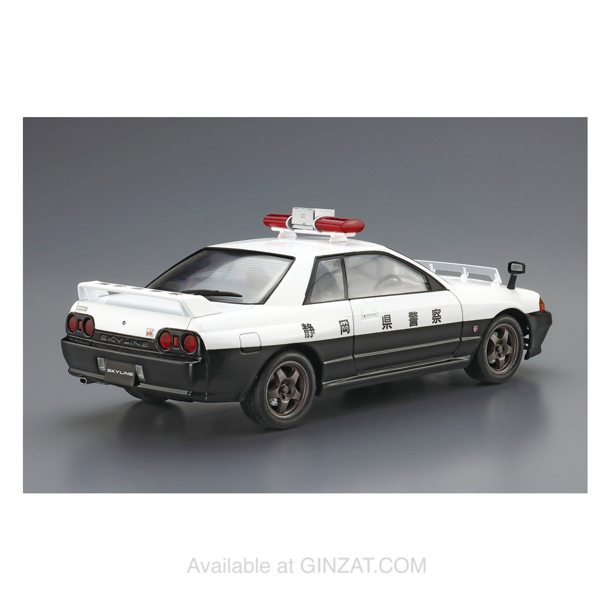 NISSAN BNR32 SKYLINE GT-R Patrol Car '91, Aoshima 1/24 Plastic Model Kit