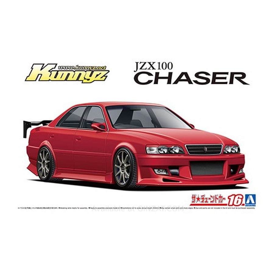 Aoshima 1/24 Kunny'z JZX100 CHASER TOURER V '98 (TOYOTA) Plastic Model Kit