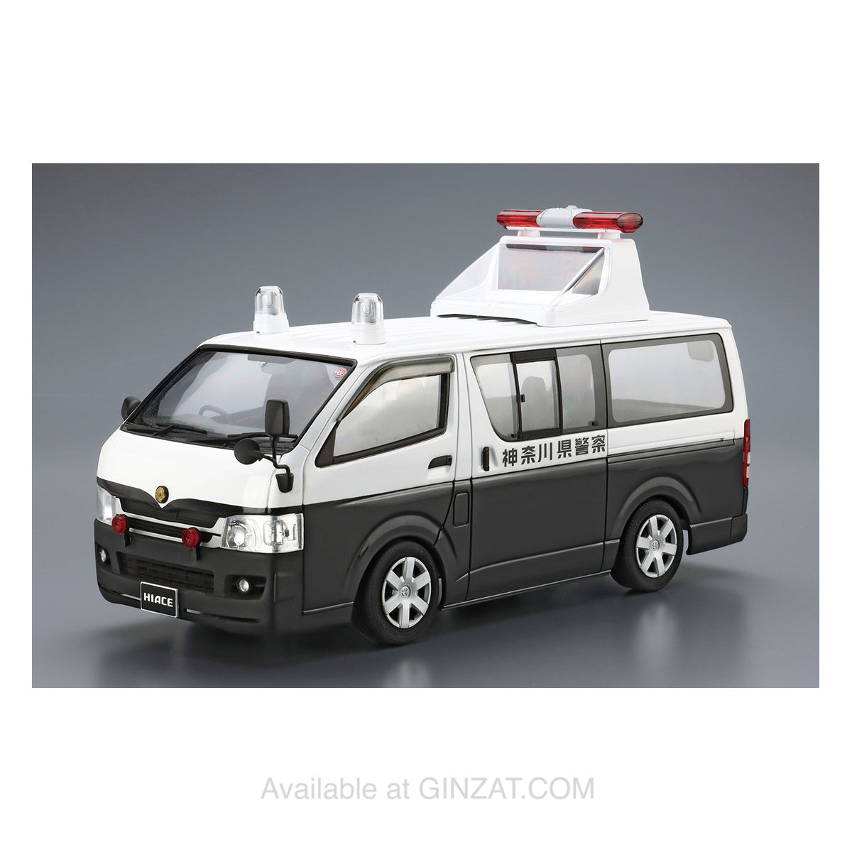 TOYOTA TRH200V HIACE Patrol Car '07, Aoshima 1/24 Plastic Model Kit