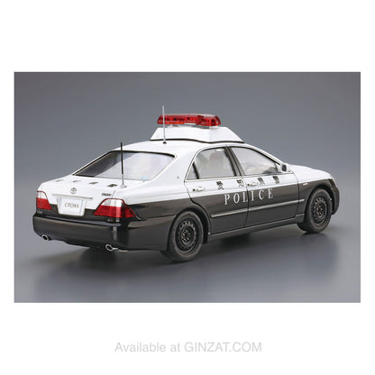 Toyota GRS180 Crown Patrol Car '05, Aoshima 1/24 Plastic Model Kit