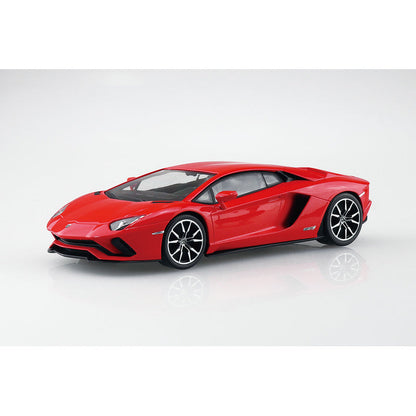 Lamborghini Aventador S (Pearl Red), The Snap Kit, Aoshima Plastic Model Car (Scale 1/32)