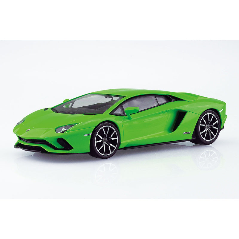 Lamborghini Aventador S (Pearl Green), The Snap Kit, Aoshima Plastic Model Car (Scale 1/32)