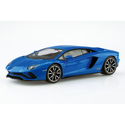 Lamborghini Aventador S (Pearl Blue), The Snap Kit, Aoshima Plastic Model Car (Scale 1/32)