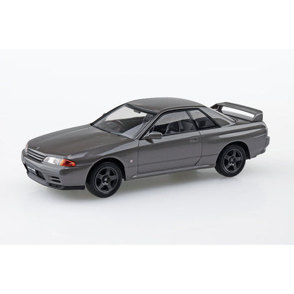 Nissan R32 Skyline GT-R (Gun Gray Metallic), The Snap Kit, Aoshima Plastic Model Car (Scale 1/32)