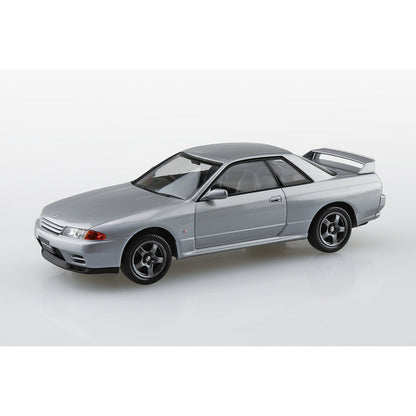 Nissan R32 Skyline GT-R (Spark Silver), The Snap Kit, Aoshima Plastic Model Car (Scale 1/32)