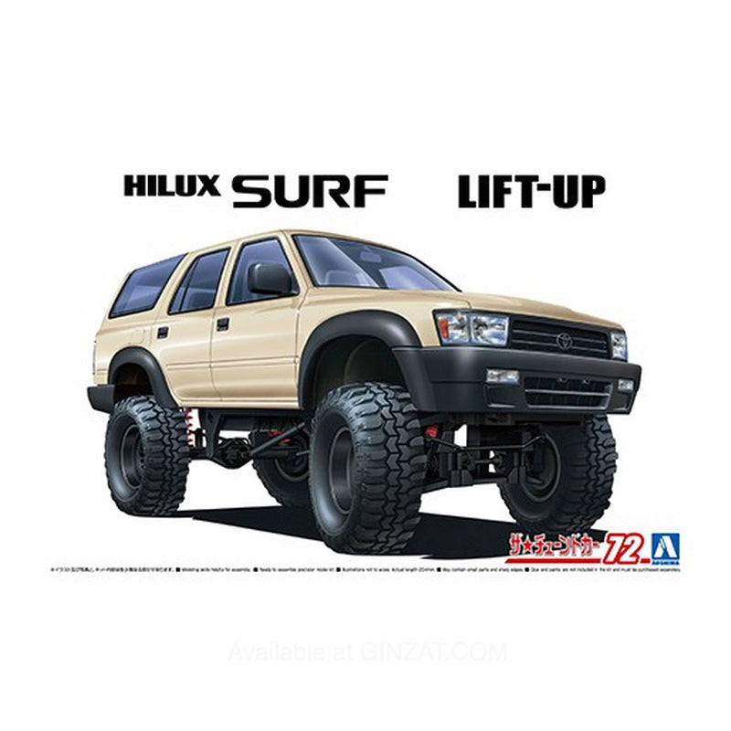 Aoshima 1/24 VZN130G HILUX SURF LIFT UP '91 (TOYOTA) Plastic Model Kit