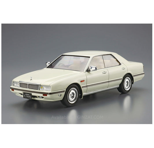 Aoshima 1/24 NISSAN Y31 CIMA TYPE? LIMITED '90 Plastic Model Kit