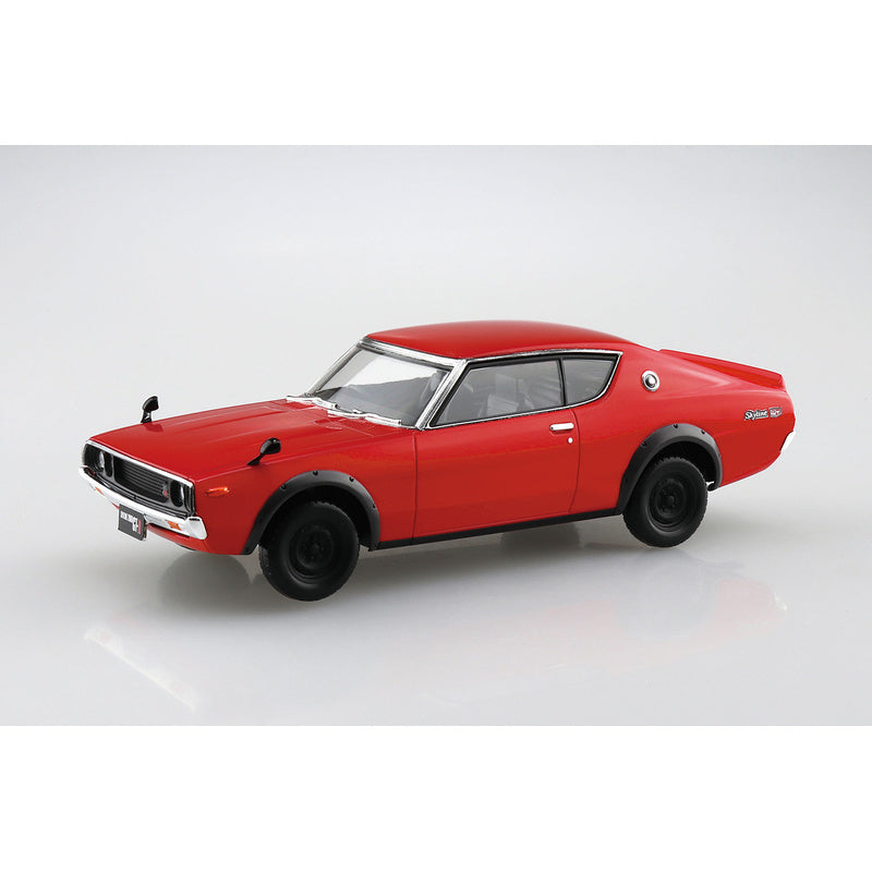 Nissan C110 Skyline GT-R (Red), The Snap Kit, Aoshima Plastic Model Car (Scale 1/32)