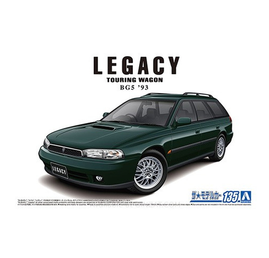 Aoshima 1/24 SUBARU BG5 Legacy Touring Wagon '93 Plastic Model Kit