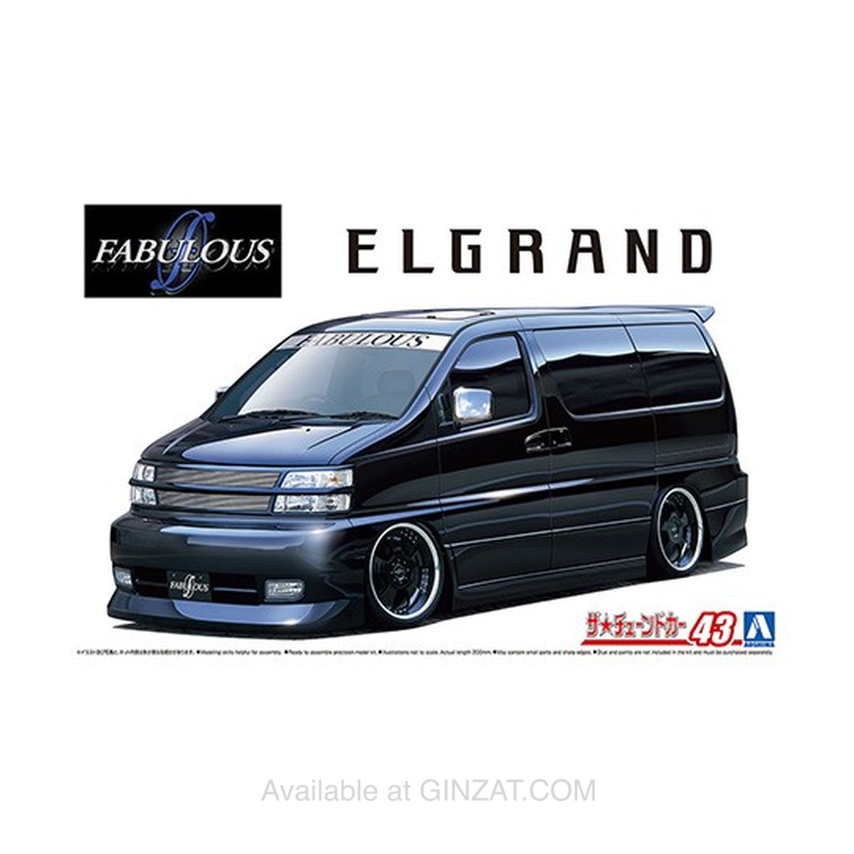 Aoshima 1/24 FABLOUS APE50 ELGRAND '00 (NISSAN) Plastic Model Kit