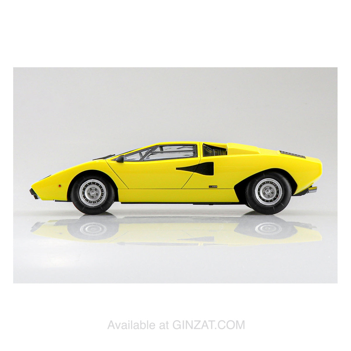 Lamborghini Countach LP400 (Yellow), The Snap Kit, Aoshima Plastic Model Car (Scale 1/32)