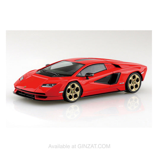 Lamborghini Countach LPI 800-4 (RED), The Snap Kit, Aoshima Plastic Model Car (Scale 1/32)