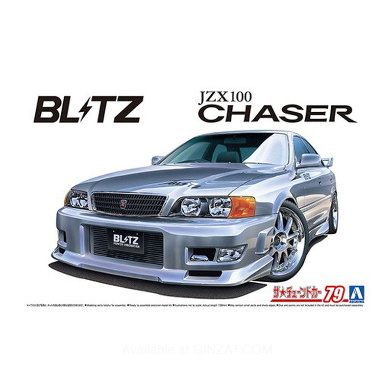 Aoshima 1/24 BLITZ JZX100 CHASER TOURER V '96 (TOYOTA) Plastic Model Kit