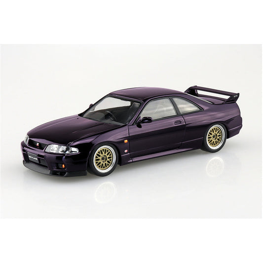 Nissan R33 Skyline GT-R Custom Wheel (Midnight Purple), The Snap Kit, Aoshima Plastic Model Car (Scale 1/32)