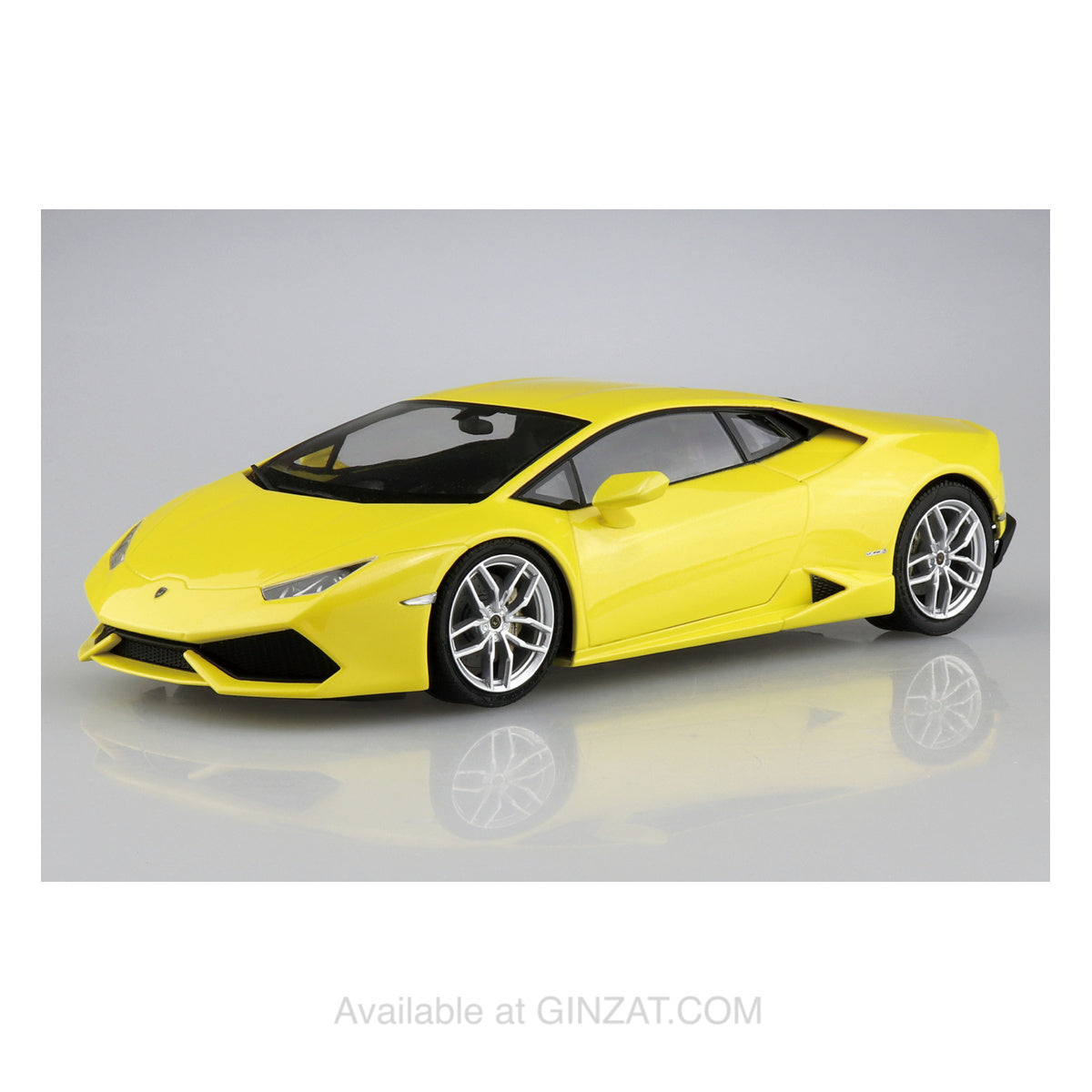 LAMBORGHINI Huracan '14 Yellow, Aoshima 1/24 Plastic Model Kit