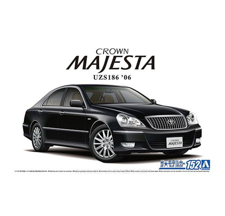 Aoshima 1/24 TOYOTA UZS186 CROWN MAJESTA '06 Plastic Model Kit